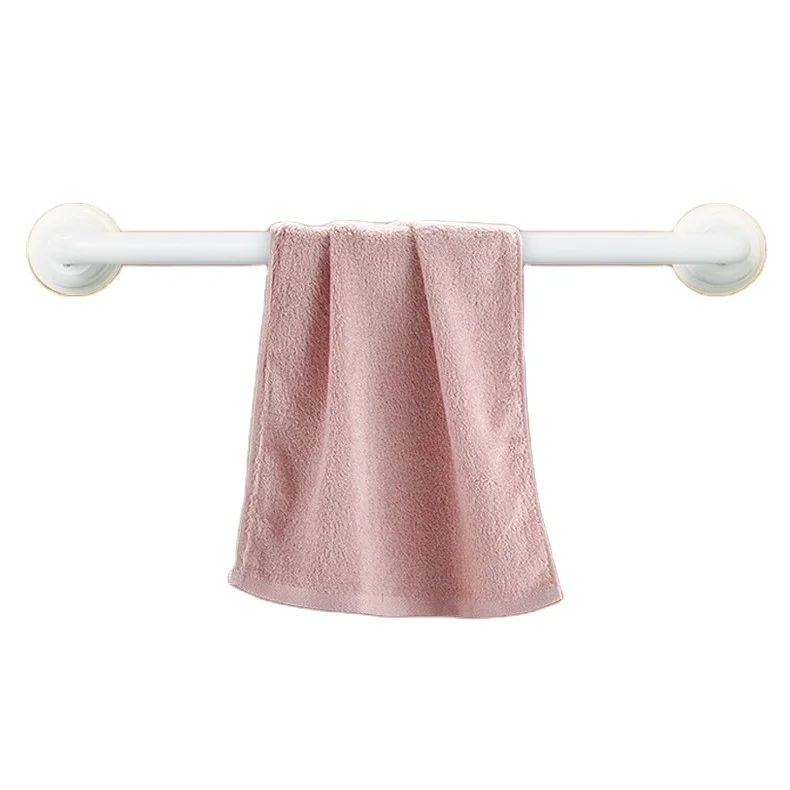 Cross-border factory LED luminous non-punching towel rack bathroom magic atmosphere luminous traceless non-punching