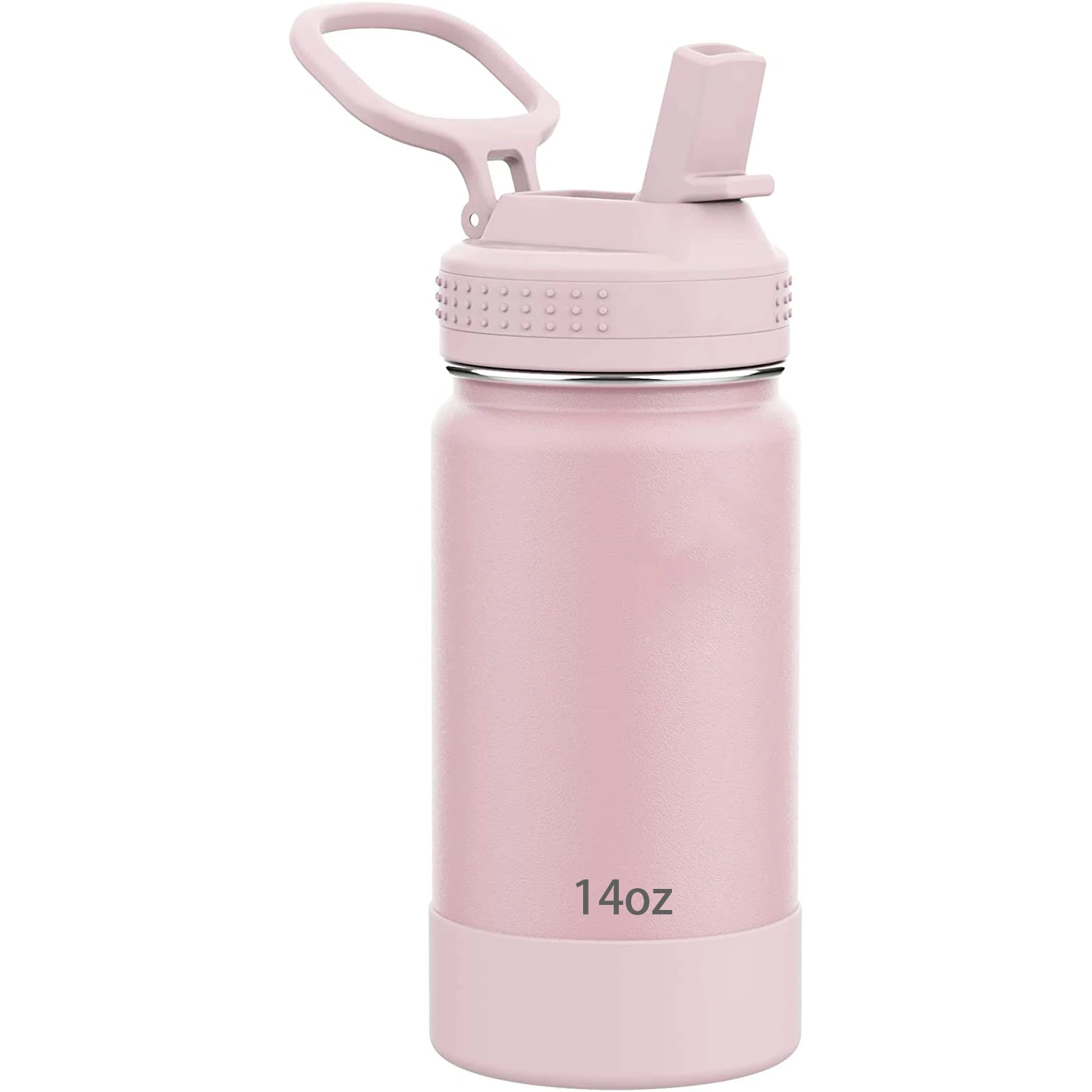 Wholesale  Customizable Kids Straw Lid Waterbottle Stainless Steel  Vacuum Insulated  Thermo Flask