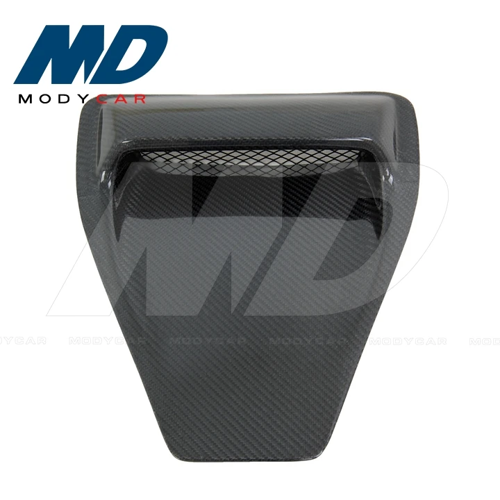 C-West Style Carbon Fiber Hood Scoop For 2008-2015 Mitsubishi Lancer Evo X