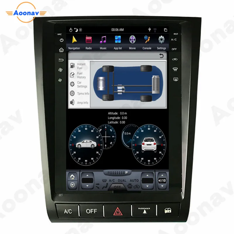 AOONAV Android 9.0 Car multimedia Radio player For Lexus GS GS300 GS460 GS450 GS350 GS430 2004-2011