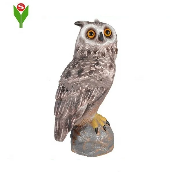 Plastic Garden Owl Scarecrow Decoy for Scaring the  Birds