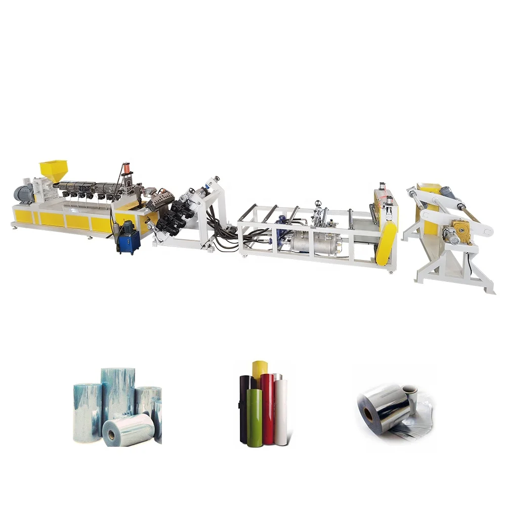Mini twin screw multi-layer pla plastic filter sheet mini extruder machine pvc production line