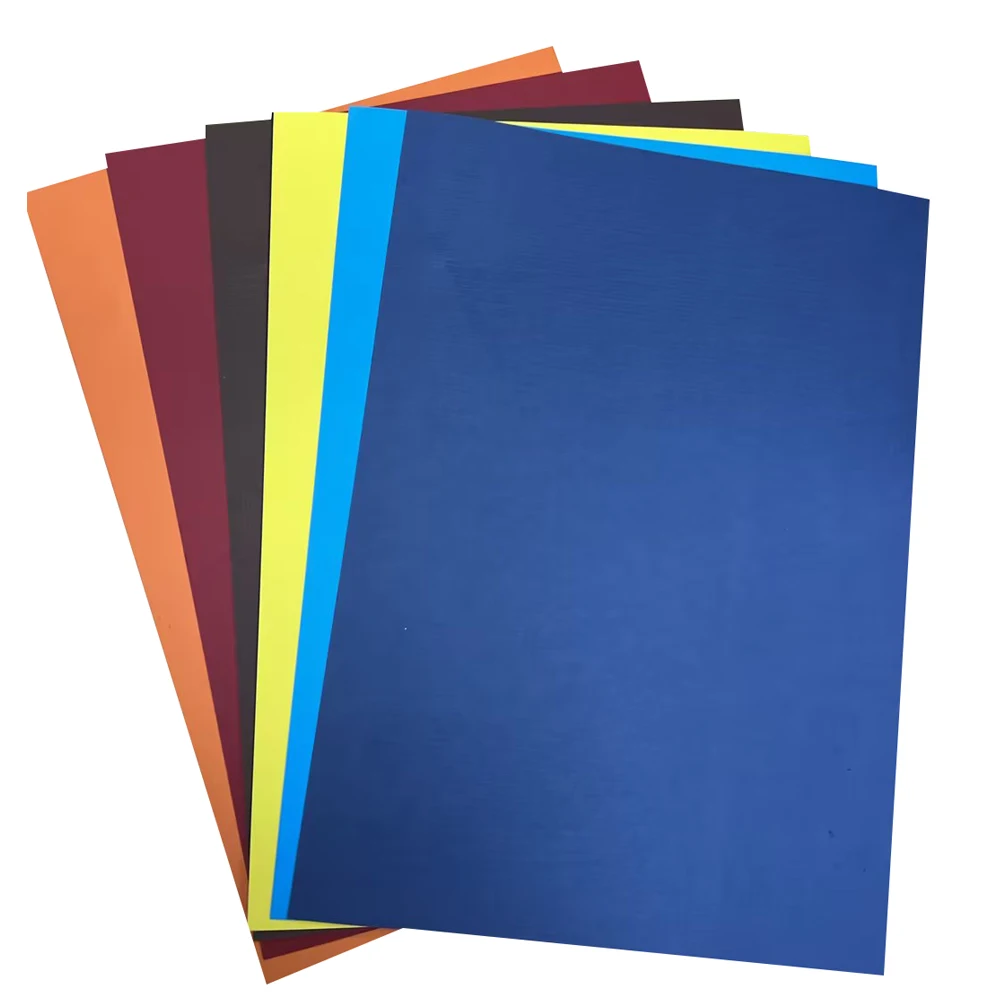Wholesale Price Color Leather grain binding cover paper A4 220gsm binding cover embedded color cardboard textured paper