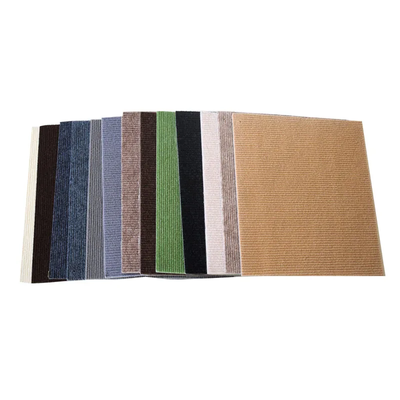 Self-adhesive bottom spliced non-woven floor sticker anti-collision removable carpet