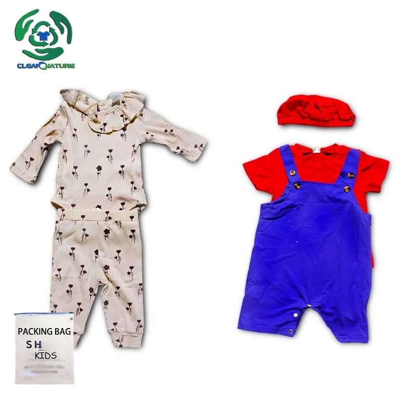 Stock SHIN Kids Suit Fashion T-Shirt Suit for Children New Baby Clothing Set Wholesale Clothes