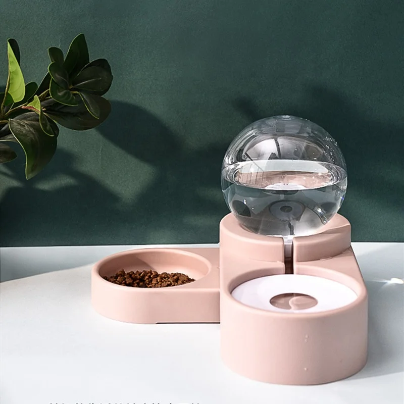 
Cats And Dog Water Bowl Pet Supplies Automatic Continuous Water Double Bowl General Purpose 