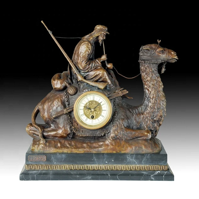 HXC-012 механические бронзовые арабские антикварные часы