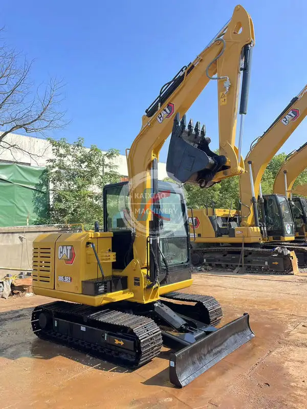 CAT 305.5E used excavator second hand excavator 5.5 ton in stock crawler digger hydraulic machine cheap  Low price