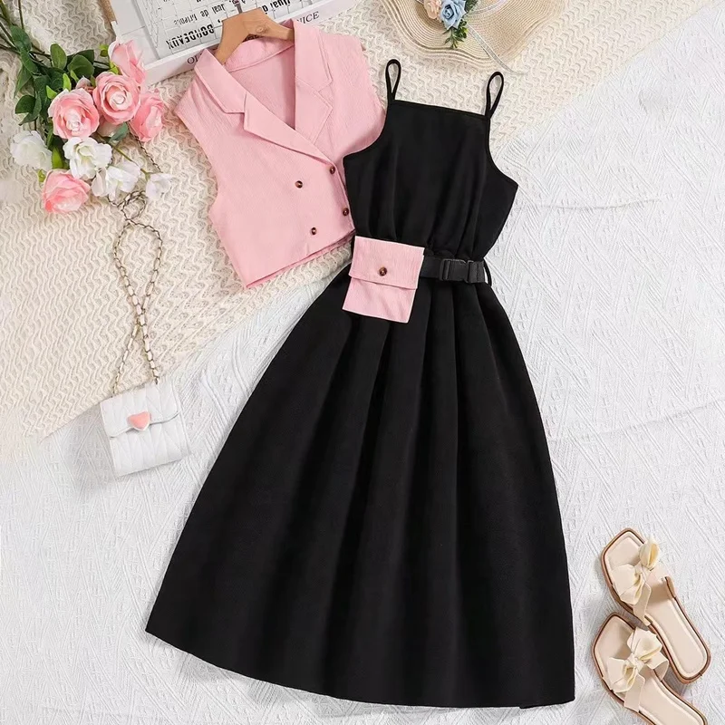 2024 Trend Boutique 13 14 15 16 Year Old Age Wholesale Wear Teen Outfit Teenage Girls Clothing Fashion Children Clothes for Kids