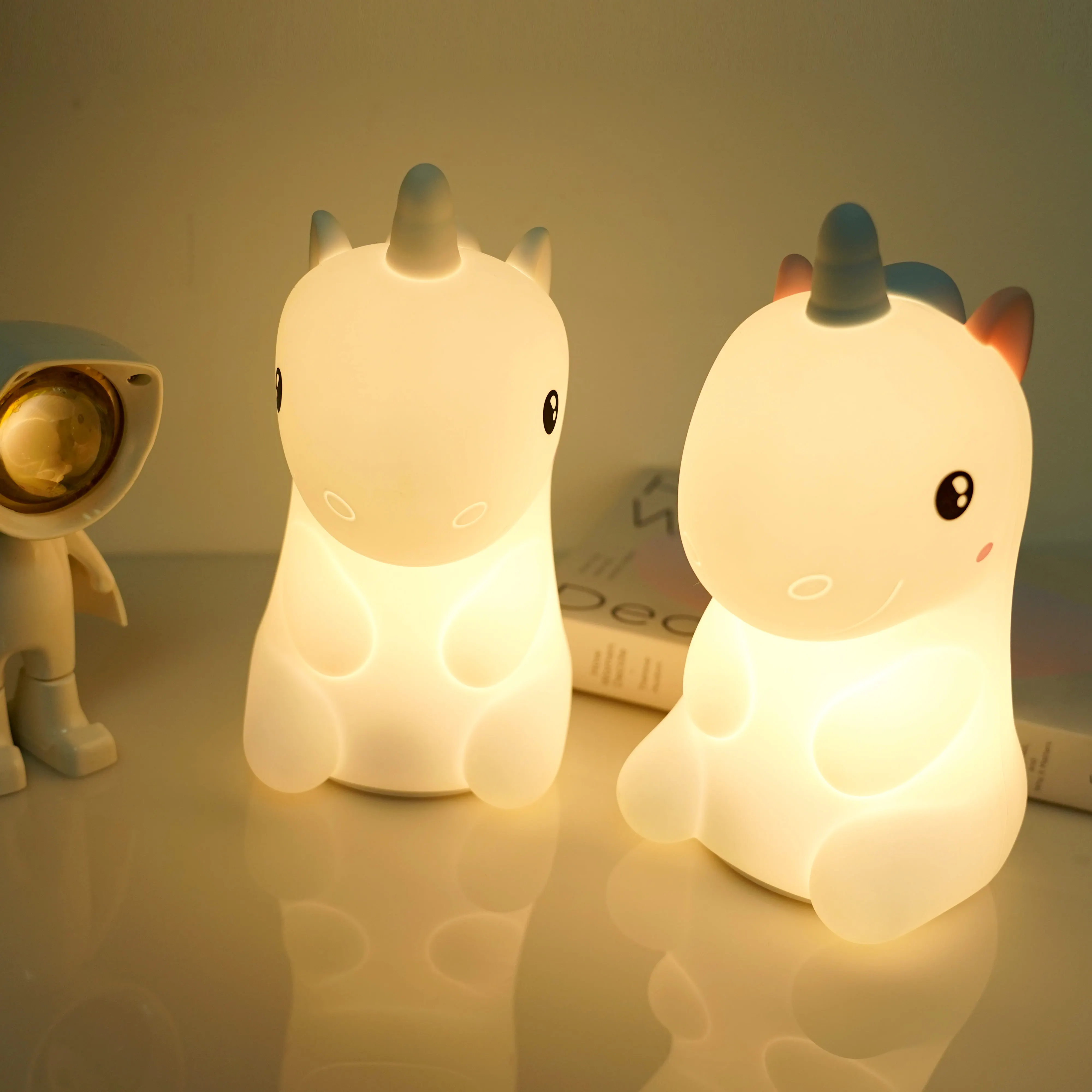 Bedside Lamp Silicone Pat Usb Rechargeable Soft Silicone Led Lamp Usb Led Night Light  Usb Charger Silicone Night Light For Baby