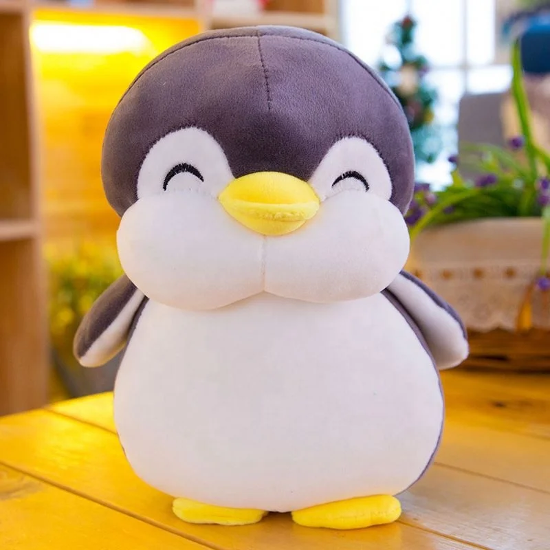 SS Wholesale Cut Fat Penguin Doll Soft Down Cotton Plush Toy Kids Gift Hugging Throw Pillow Toy