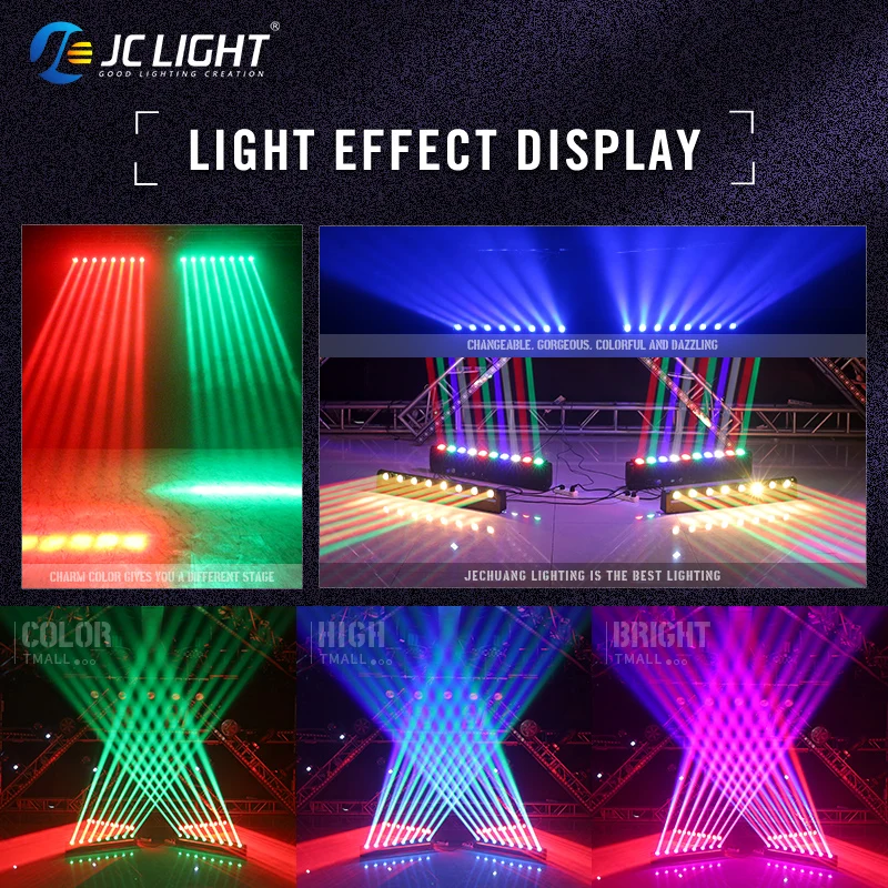 Club Light wall washer 8 Eyes Rgbw Beam Moving Heads Stage Lighting Ktv Disco Led Light Bar