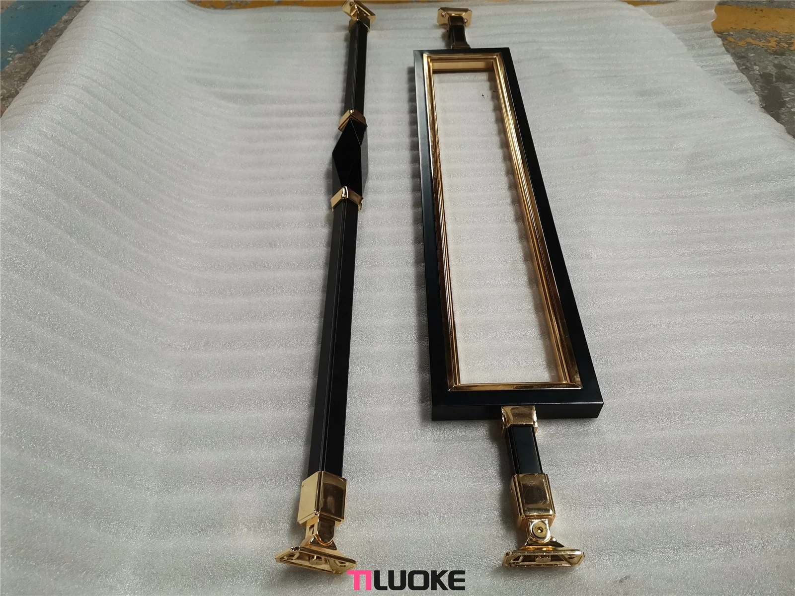 new modern style metal balustrades indoor luxury brass railings for house stairs