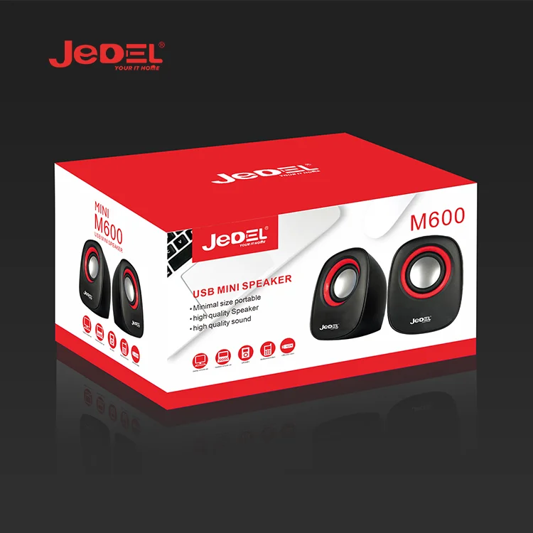 Computer Speaker USB-Powered Desktop Speaker 3W*2 Speaker with Far-Field Drivers
