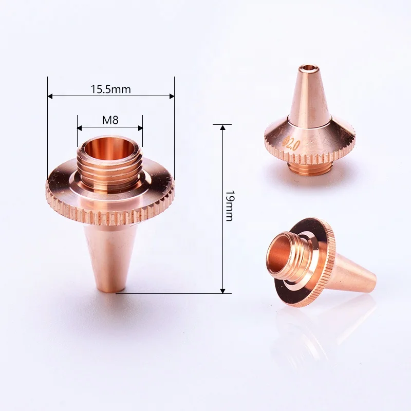 Pangolin D-M8 3D Series Double Layer Laser Nozzles for CNC Auto Manipulator Welding Equipment Fiber Cutting Machine Parts