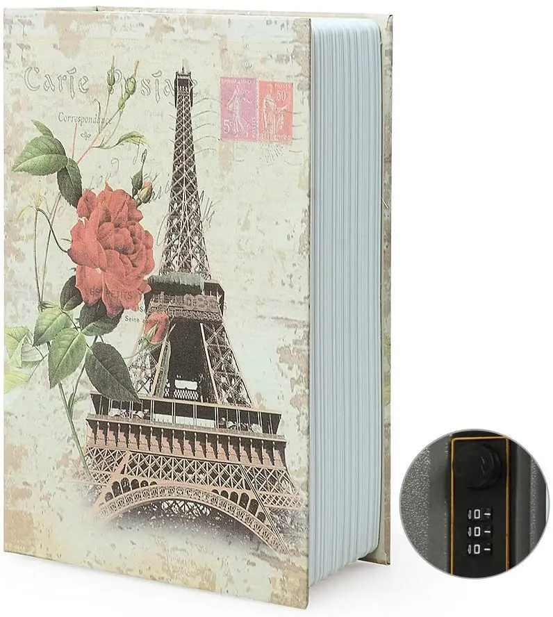 Сейф ящик для хранения в словаре секретная банка с кодовым замком для изменения документа для скрытия