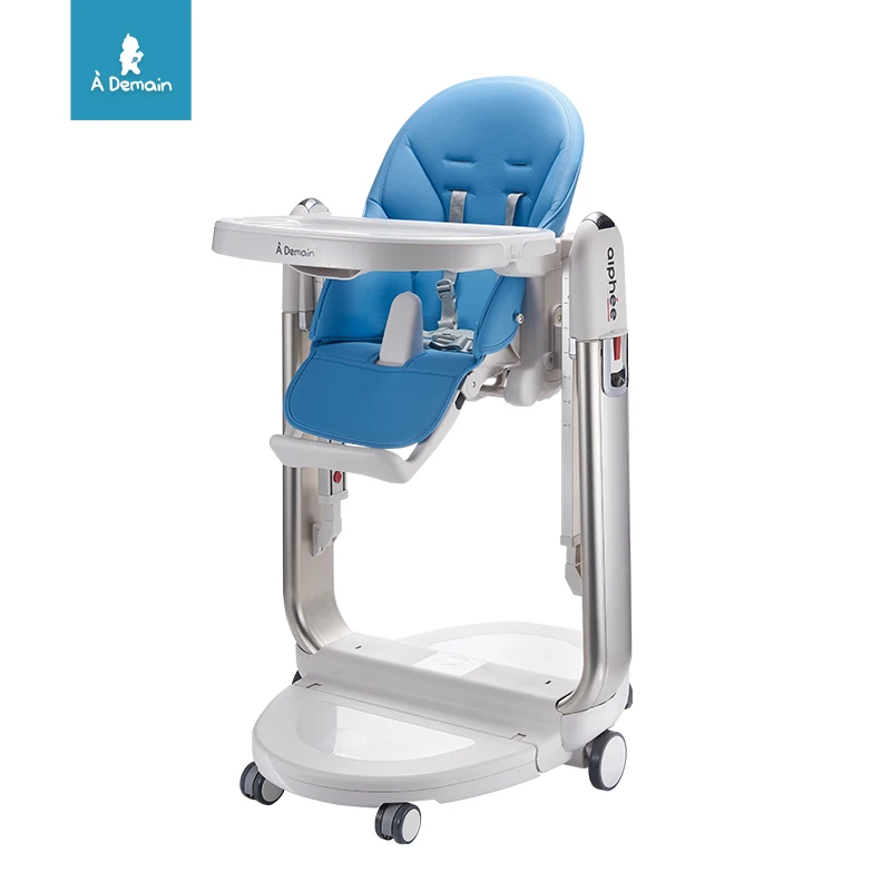 
New Arrival Luxury Baby Highchair 3 in 1 Foldable Space Saver Baby Feeding Chair 