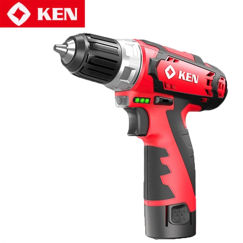 KEN BL6012C 12V High Quality Handheld Cordless  rechargeable Drill Power Impact drills electric screwdriver