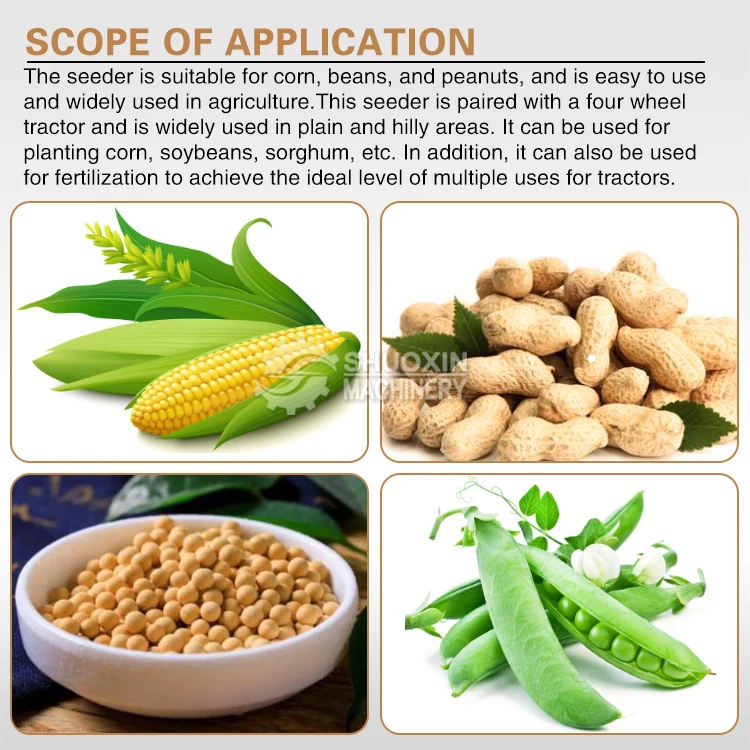 Agricultural farm planter machine precision corn seeder 4,5, 6,8 rows no till farm machines agriculture seeder