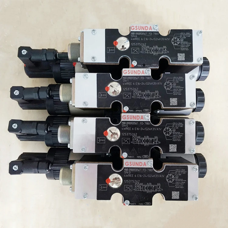 Оригинальный & Oem REXROTH пропорциональный направленный клапан 4WREE 6 E16-22/G24K31/A1V-655 гидравлический клапан 4WRBA6W30-20/G24N9Z4/M/DN6