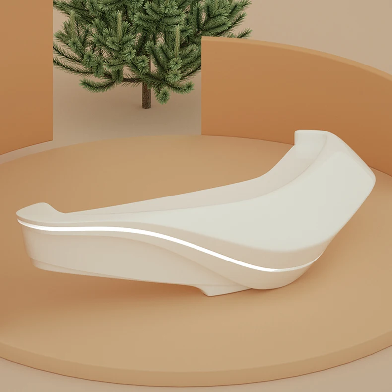 Cheap price Wholesale beauty barber shop comercial furniture gloss reception desk