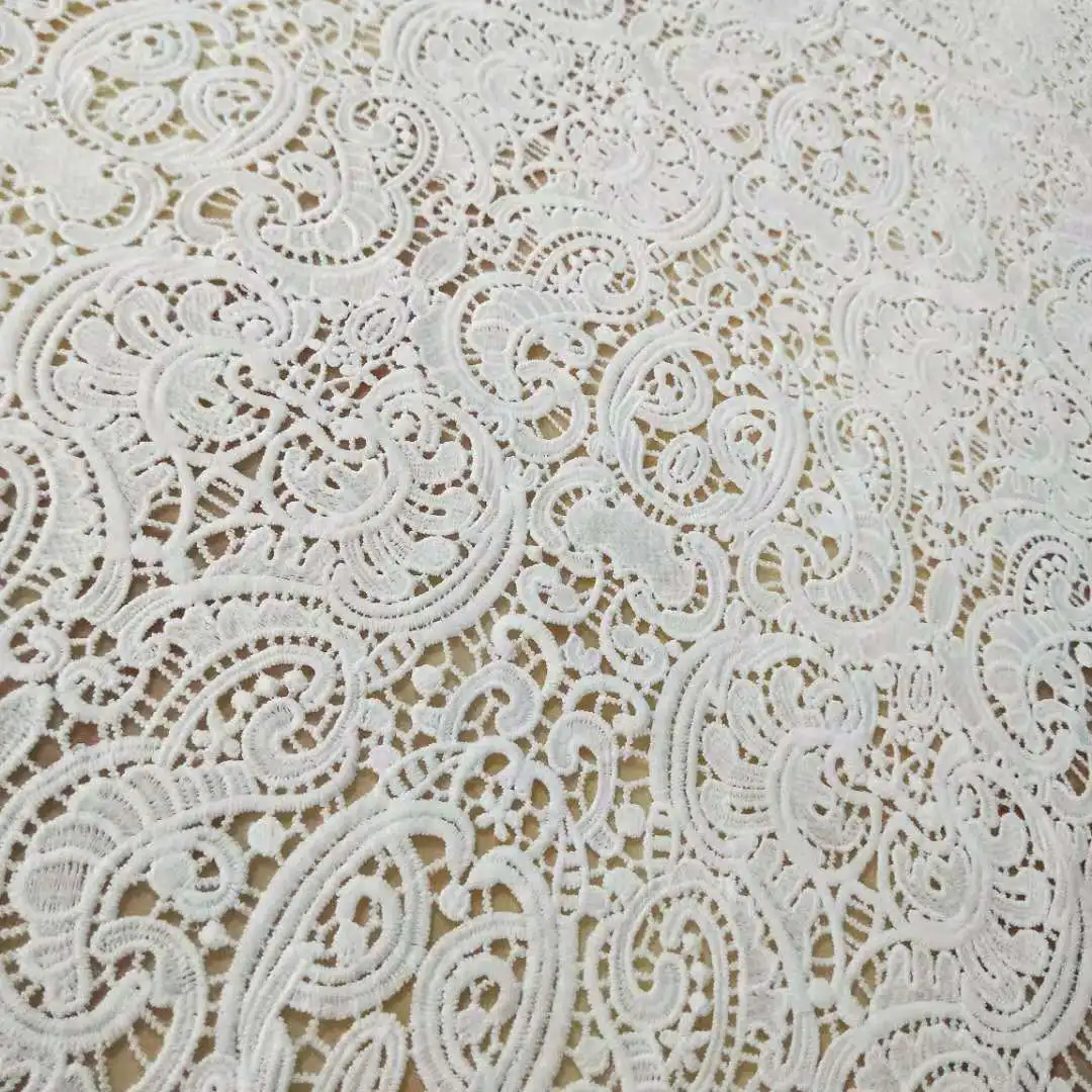 High Quality Fashion Embroidery Lace Pretty Home Textile Bedding Curtain Lace Fabric
