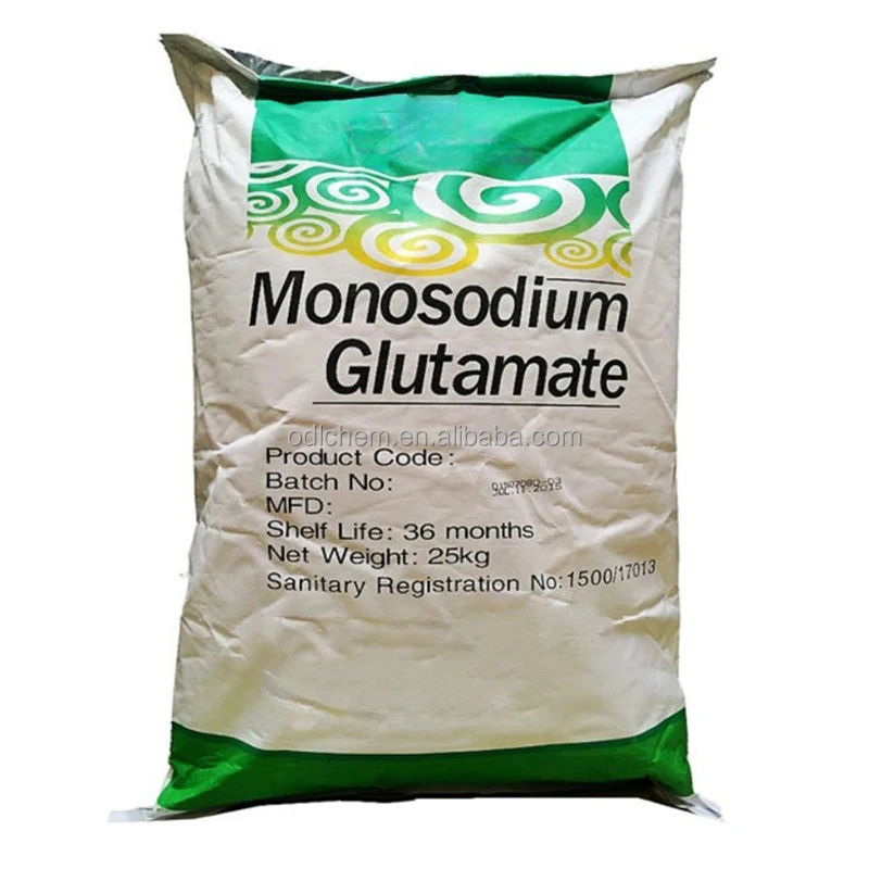 99% Glutamate Monosodium Glutamate Sodium Product with Bulk and Bag Packaging Manufactured by Fufeng and Meihua