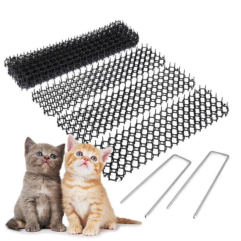 Customized design anti-pet stepping mat Cat Dog trap animal control Cat Scat Spike Mat