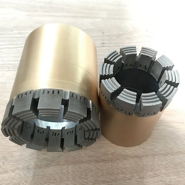 High Quality Wedge Type Impregnated Diamond Core Drilling Bits for Broken Rock