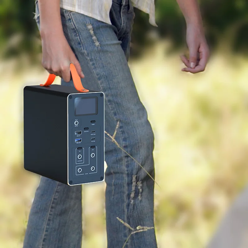 2024 200w 12v and 24v compatible popular power storage for emergency power supply lifepo4 battery  portable solar power station