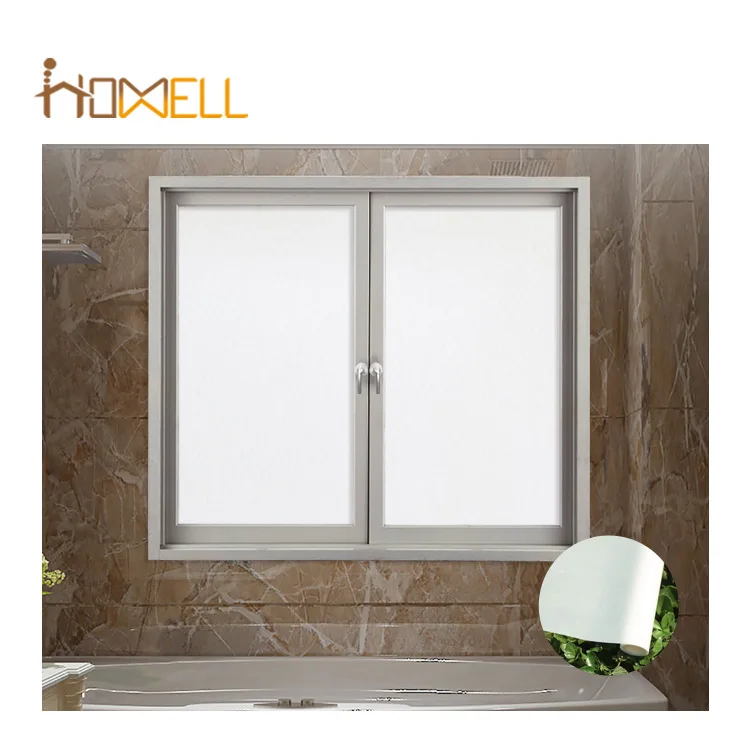 PVC bright no glue removable static frosted window film