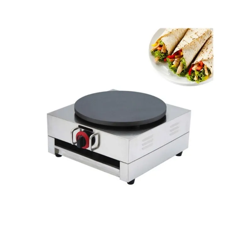 Health Life crepe bandage manufacturing machine pancake molds double-head gas crepe machine commercial