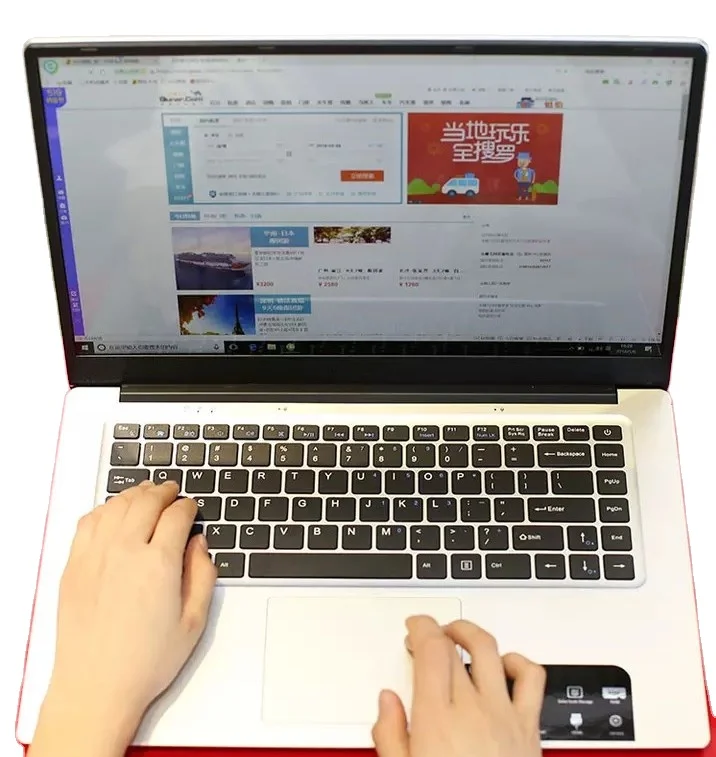 All-New 15.6 inch Win10 8gb ram laptop computer IPS silver online shopping india laptop 512ssd online working laptop