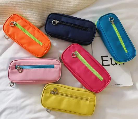 Стильные и минималистичные канцелярские сумки для учеников начальной средней школы многофункциональная двухслойная ручка большой емкости