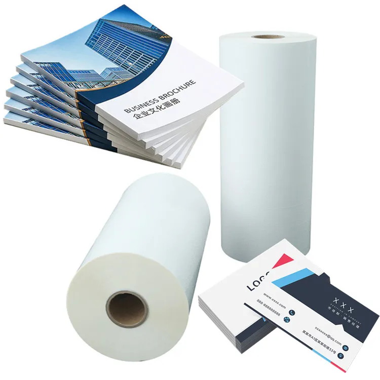 Absolutely Affordable Soft Touch PET Thermal Lamination Roll Film 3 Inch PET Thermal Laminating Films