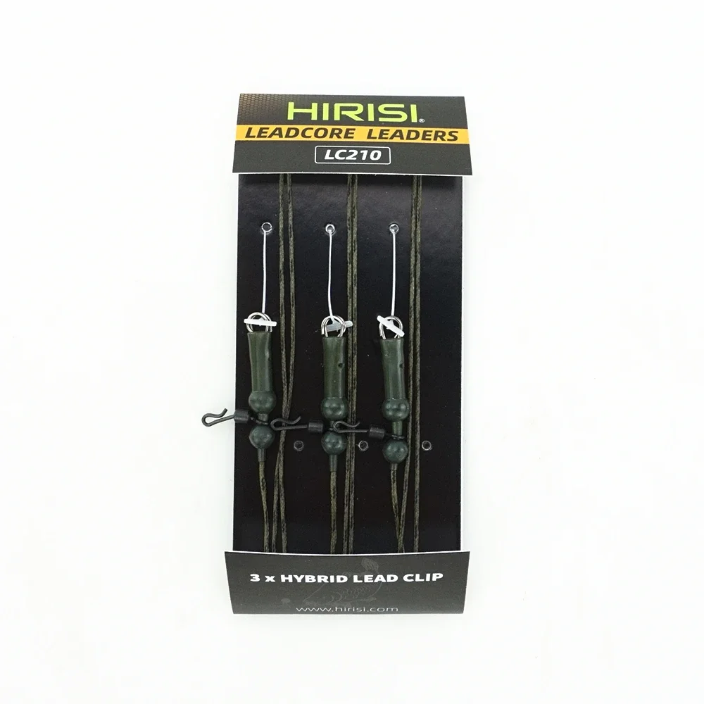 Hirisi 3pcs Carp Fishing Lead Core Line Helicopter Rigs Fishing Tackle Line Making Sinking Braided Line Accessories LC210