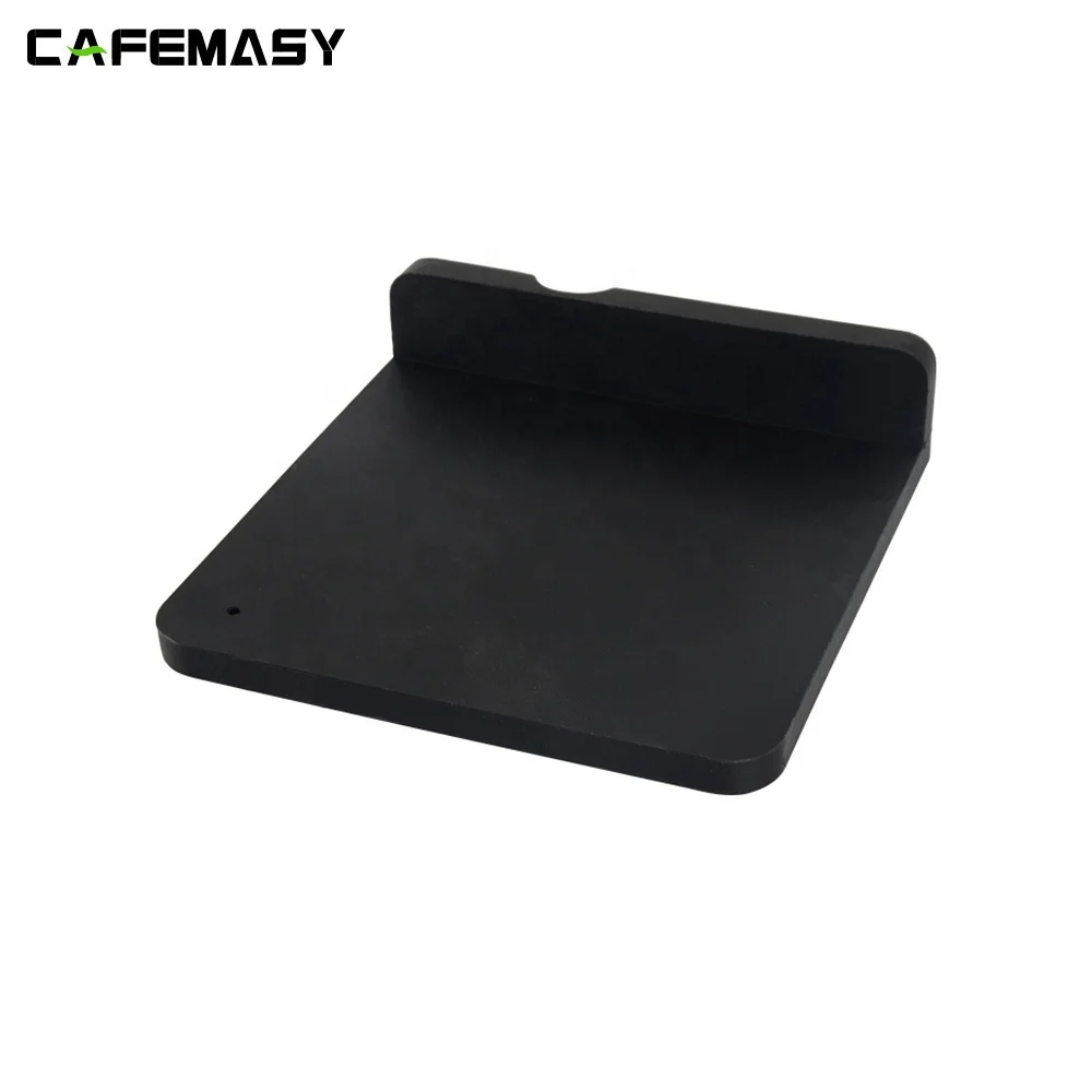 Coffee Accessories Black Silicone Tampering Mat Coffee Distribution Tool Square Coffee Tamper Mat