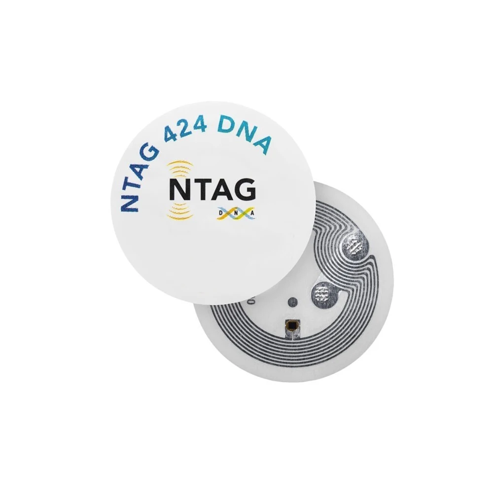 Расширенный бренд анти-подделка NTAG 424 ДНК NFC стикер