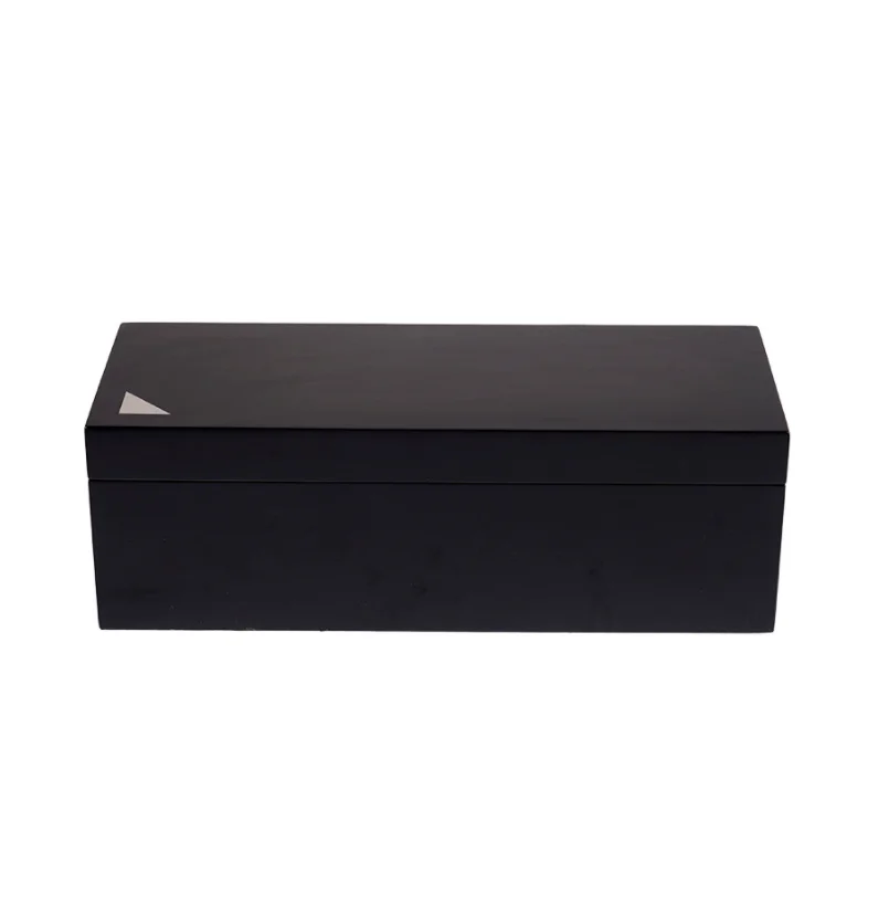 Custom Wooden Gift Box Solid Beech Matte Lacquer Wood Wine Box