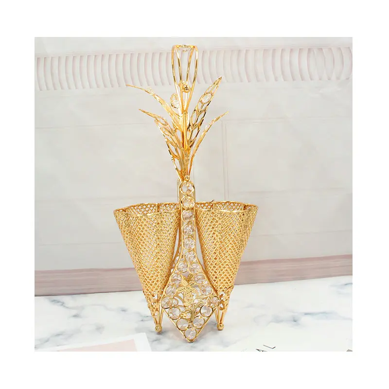 Роскошный держатель для палочек, многоцветный органайзер для кухонной утвари, держатель для палочек для еды, золотистый и серебристый цвета