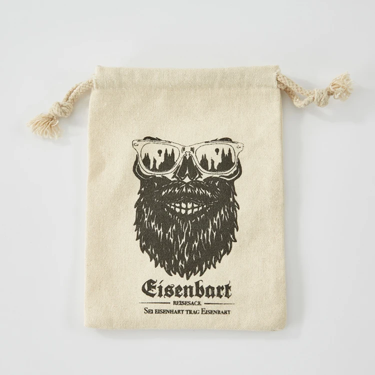 Wholesale custom small drawstring jute bag colored with printed logo hemp burlap bags for gift package eco cotton bag pouch