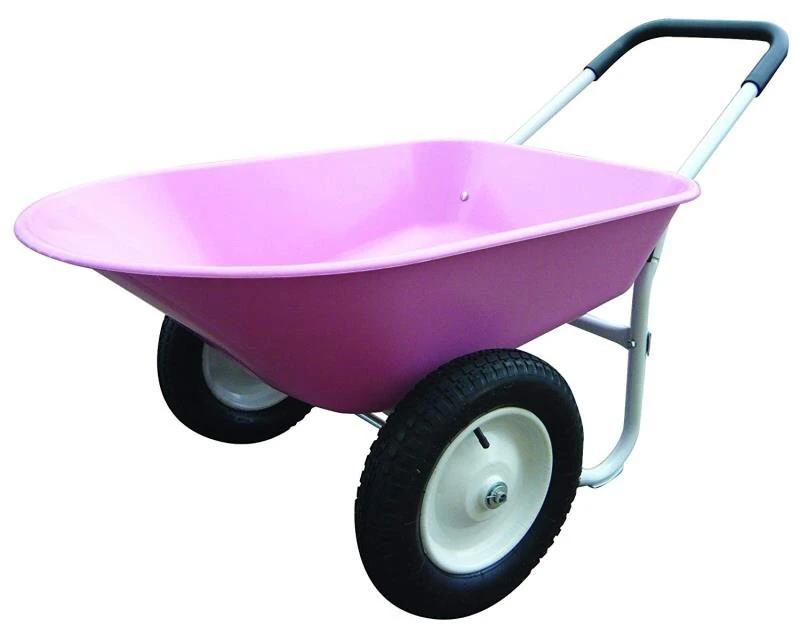WHEEL BARROW WITH two pneumatic wheel with plastic tray