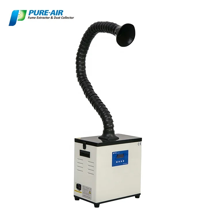 Pure-Air PA-300TS-IQ 200W Welding Fume Extractor Soldering Fume Remove Fume Extractor Digital