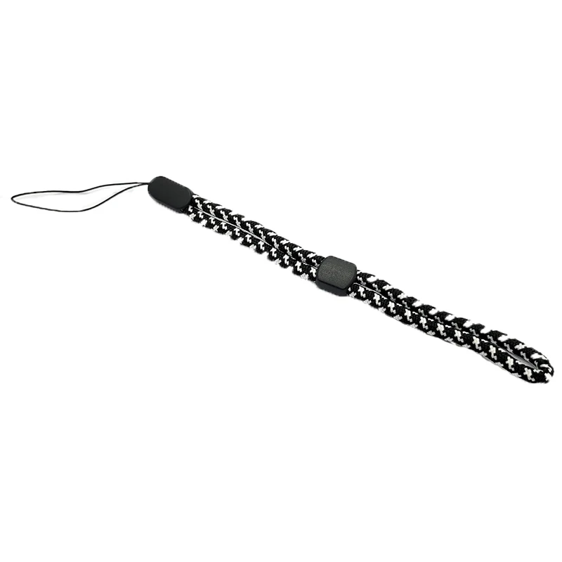 Manufacture Mix-color Adjustable Nylon Rope Strap For USB Short Mobile Phone Call Wrist Lanyard