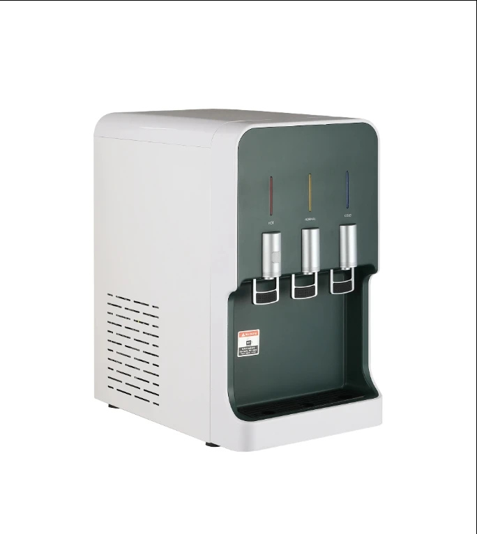 Elegance Standing Design Compressor Cooling Desktop Direct Line Water Dispenser YLRT-V9 Available With 3 Taps