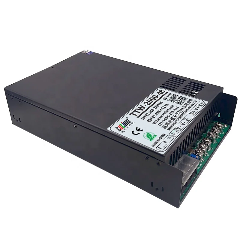 100-240VAC Wide Voltage Active PFC 40V/42V/45V/48V/60V/65V67V 70V 420V 2100W 2200W 2300W 2400W 2500W Watt Power Supply