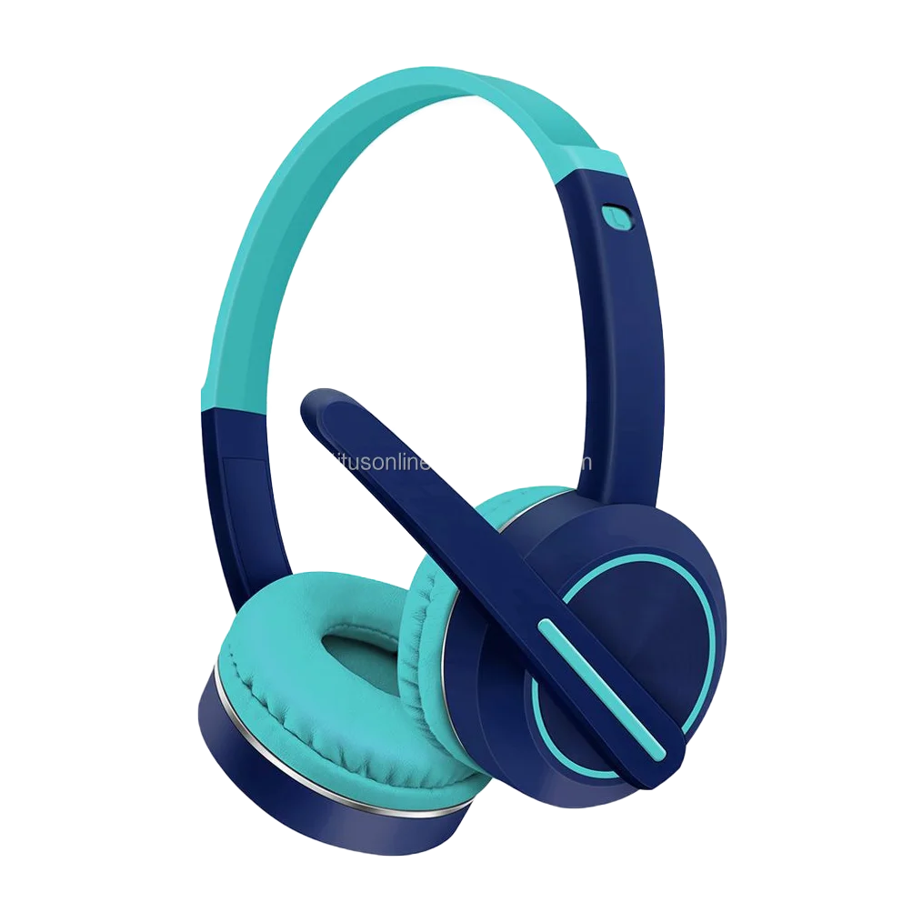 AKZ-K25 USB AUX light wireless headset class headset manufacture custom logo headphones girls color changing with mic headphone