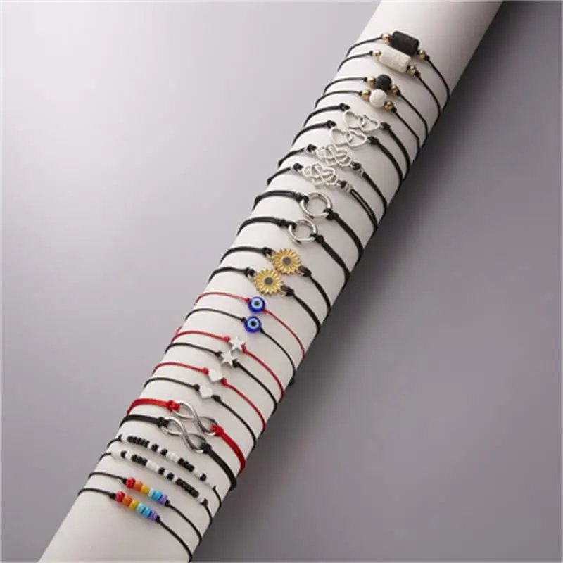 Handmade Fashion Boyfriend Girlfriend Gifts Good Wish Pinky Promise Couples Bracelets