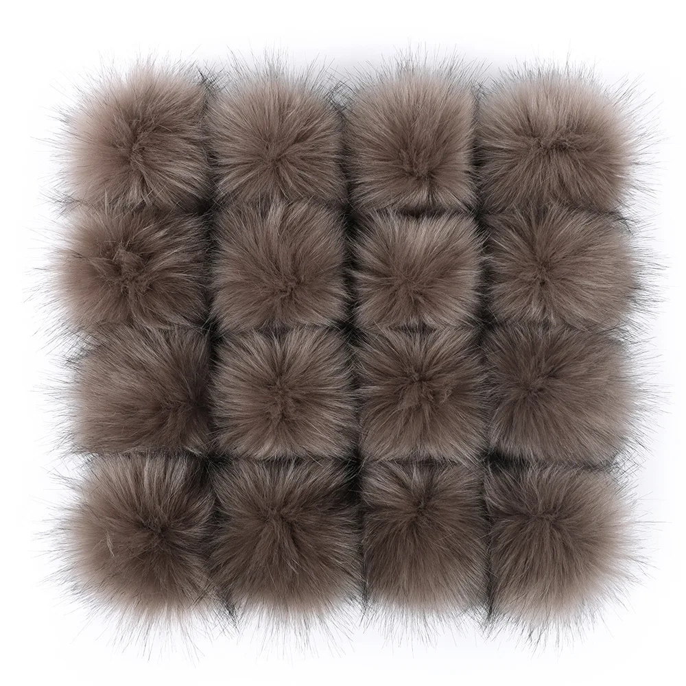 Wholesale Clothing and Footwear Accessories Color Faux Fox Fur Pom Pom Ball For Hats