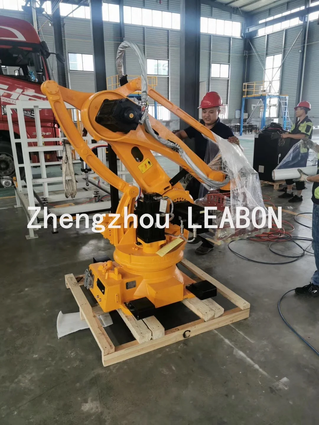 Automatic Palletizer Robot For Rice Bag China High Quality 6 Axis Robot Arm CNC Robot Palletizer Packaging